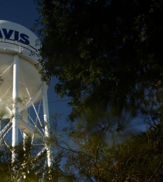 UC Davis water tower